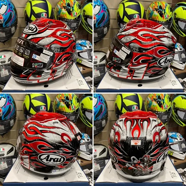ARAI RX-7X HAGA GP 芳賀紀行 火焰 全罩 安全帽 RX7X 公司貨