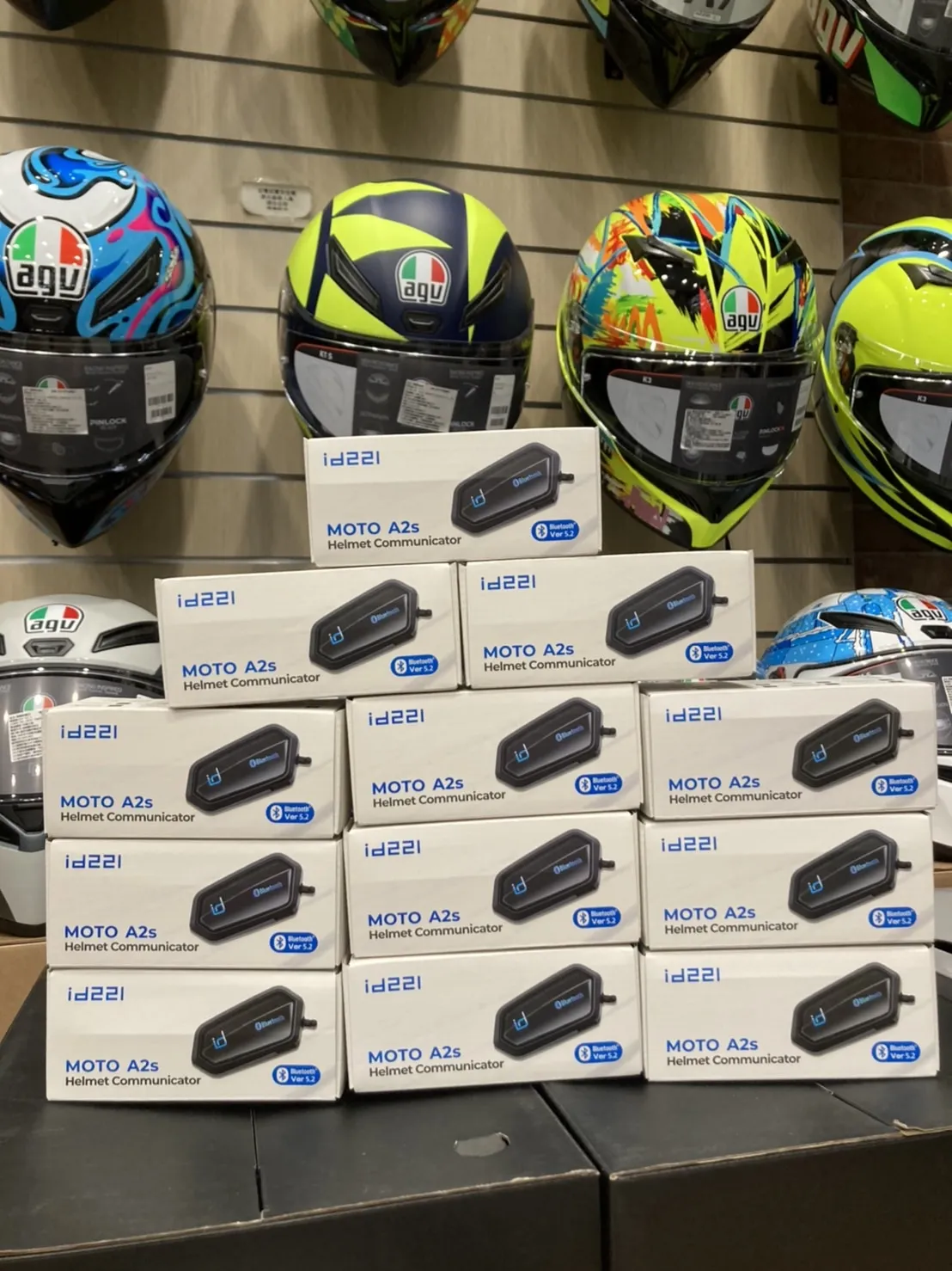 id221 MOTO A2S 安全帽藍芽耳機 高音質 高電量 前後對講 中英文提示 藍芽5.2
