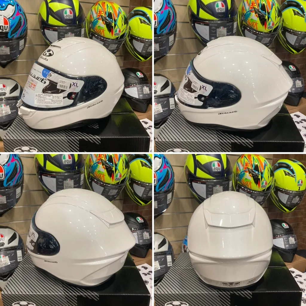 OGK KABUTO AEROBLADE6 空氣刀6 素色 亮白 空刀6 進口 全罩 安全帽 公司貨 現貨