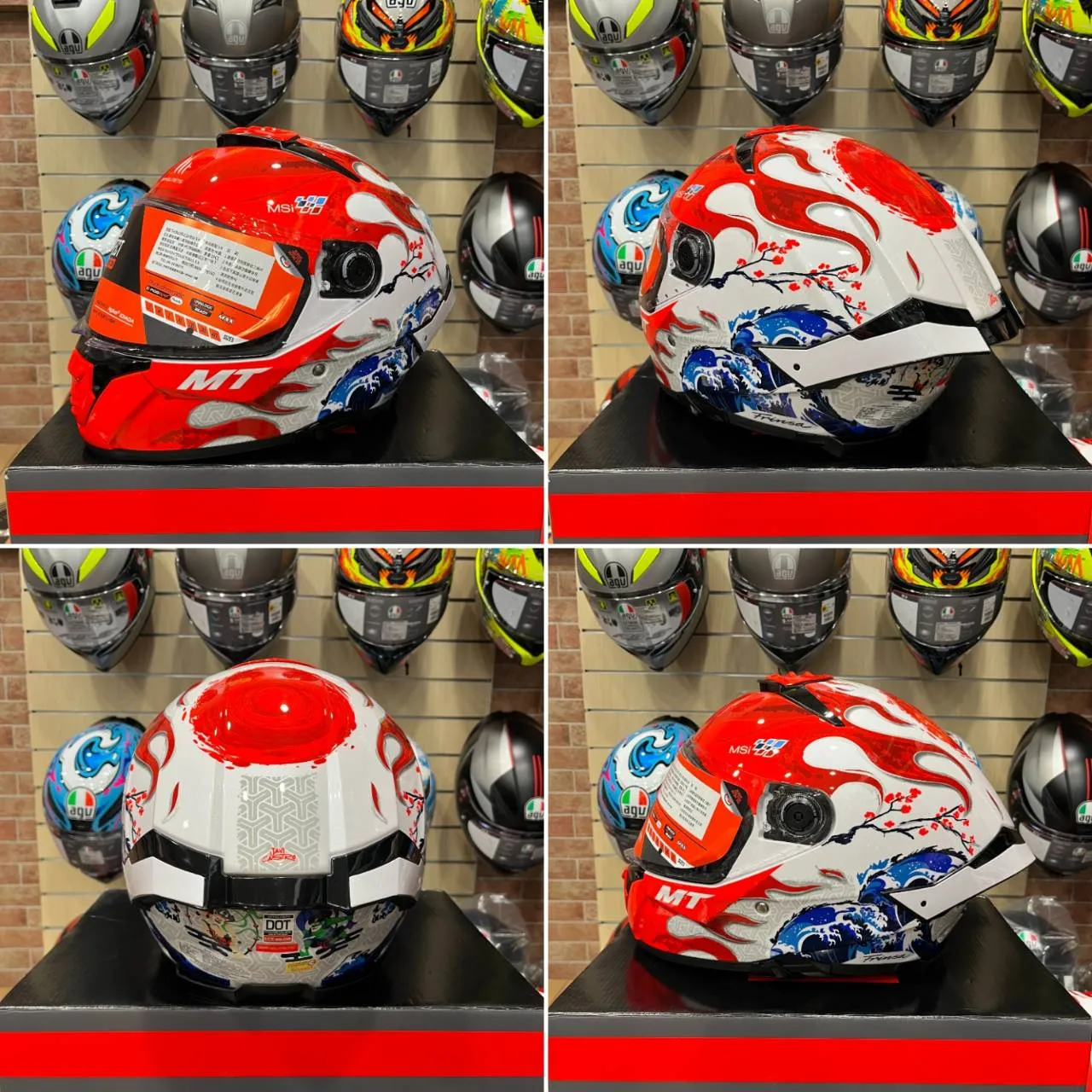 西班牙 MT THUNDER 4 SV 雷神4 櫻樹花道 全罩 安全帽 進口帽 亞版 公司貨