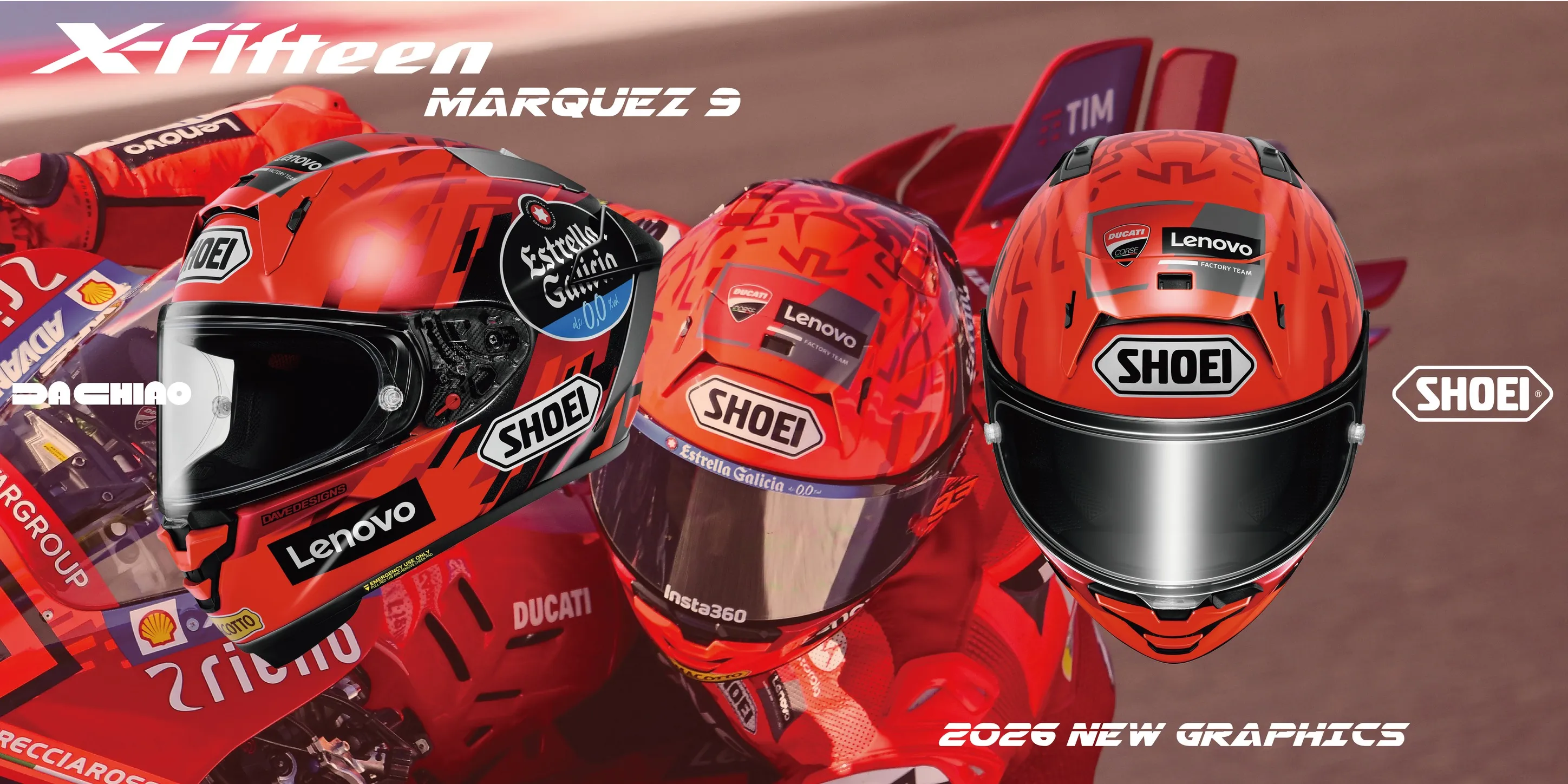 【預購】SHOEI X-Fifteen X-15 MARQUEZ9 TC-1