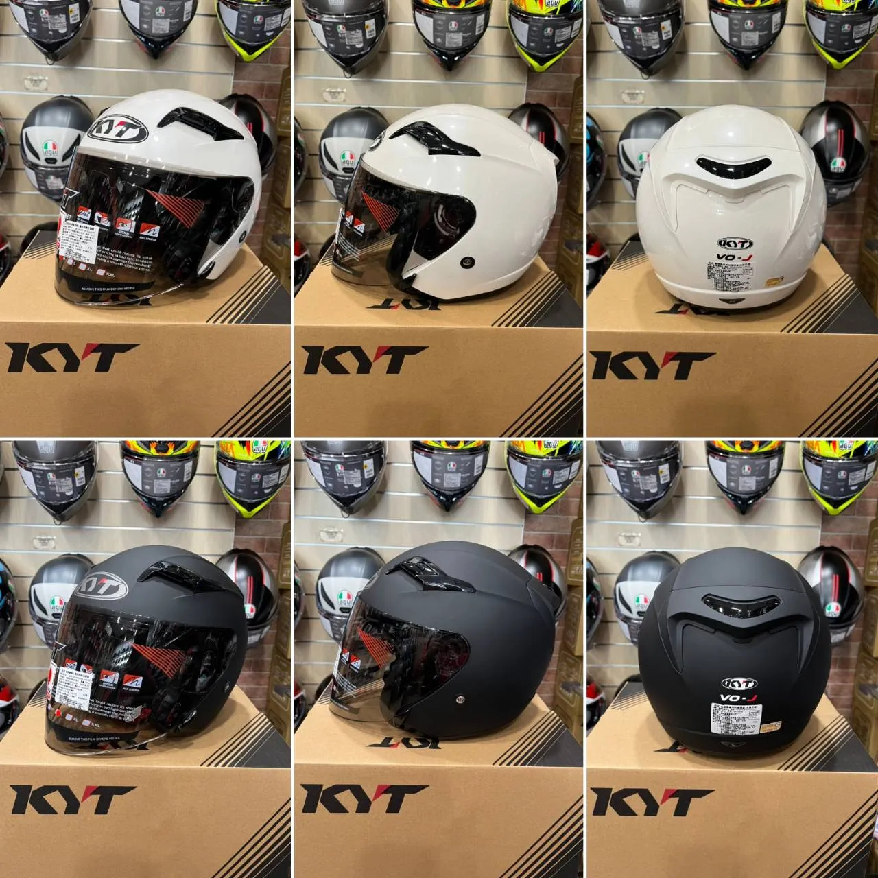 KYT VO-J 素色 珍珠白 消光黑 小帽體 輕量化 安全帽 排齒插扣 公司貨 VOJ