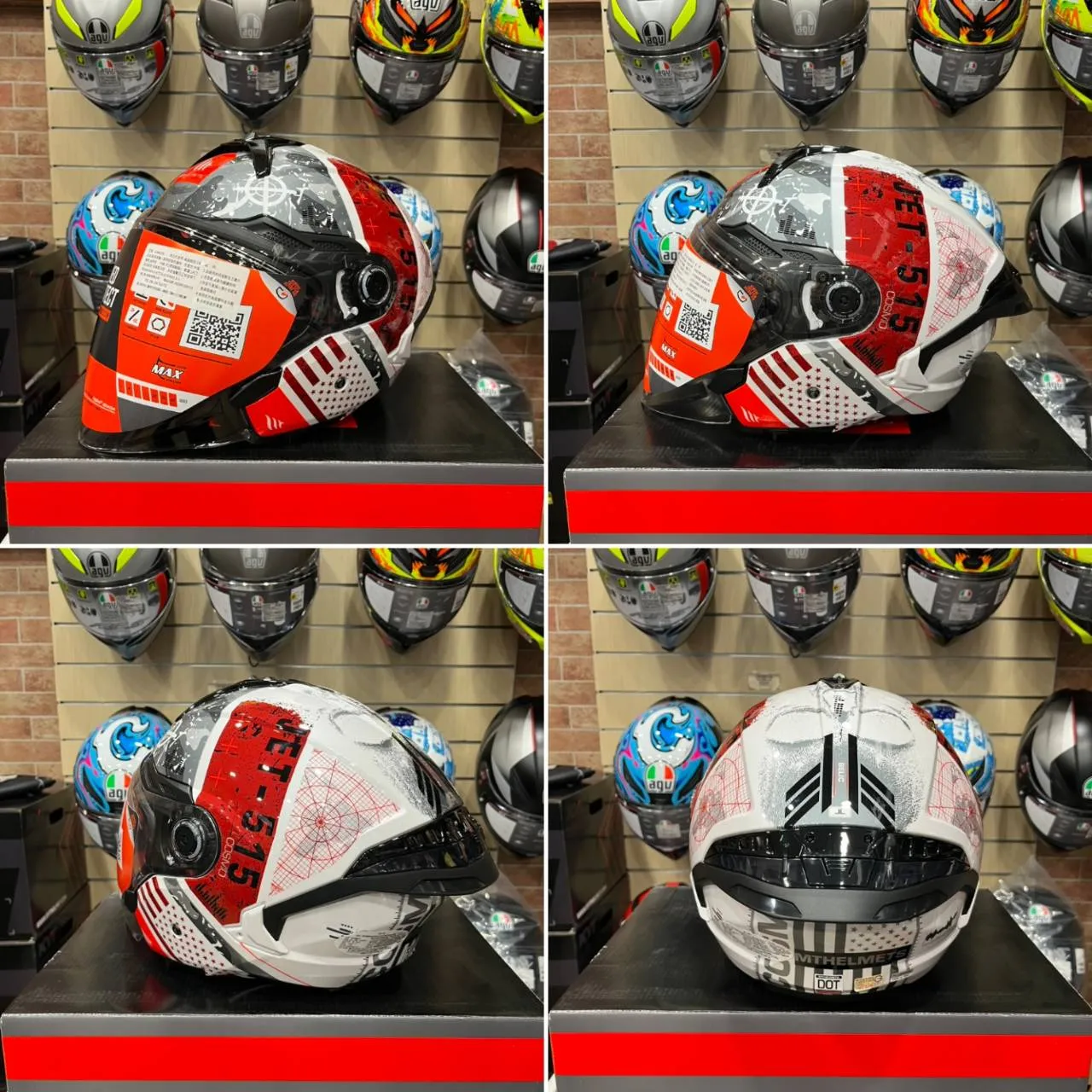 西班牙 MT COSMO SV 星際 灰白棕迷戀 3/4半罩 安全帽 快拆式鏡片 內墨鏡 鴨尾 亞版公司貨