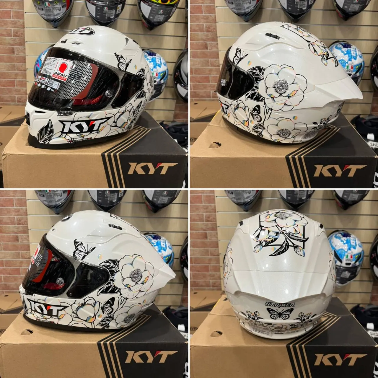 KYT STRIKER #山茶花 全罩式安全帽 大壓尾