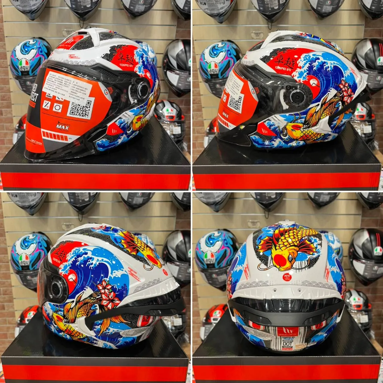 西班牙 MT COSMO SV 星際 鯉魚 3/4半罩 安全帽 快拆式鏡片 內墨鏡 鴨尾 亞版公司貨