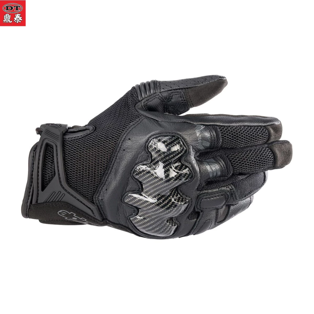 ALPINESTARS A星 SMX-R 黑黑 碳纖半皮手套 短手套 碳纖維 防摔