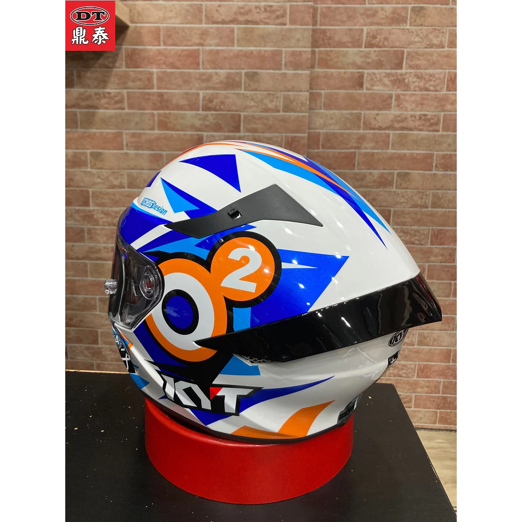 優惠促銷 KYT TT-COURSE TTC 老虎牙子 藍白 聯名款 限量 全罩 安全帽