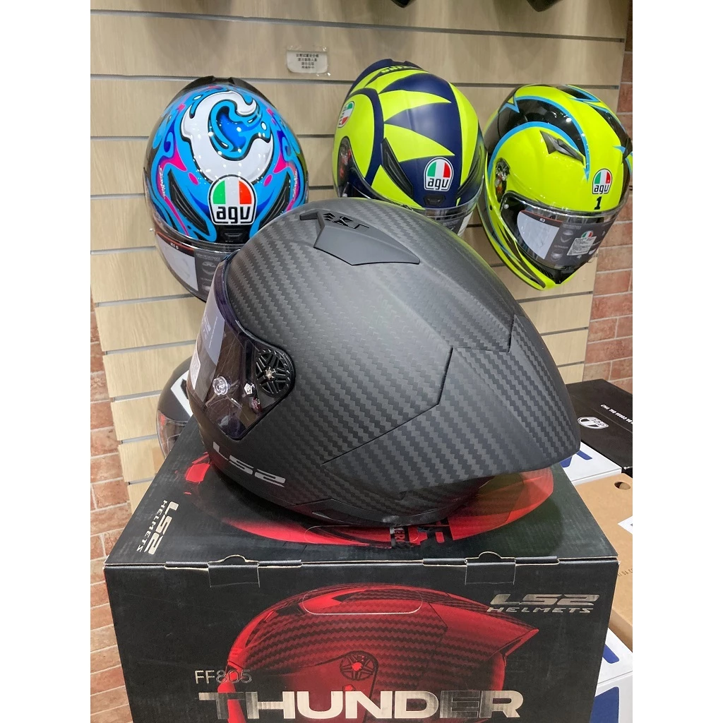 西班牙LS2 FF805 THUNDER CARBON GP AERO 頂級進口碳纖維安全帽 亞洲版公司貨