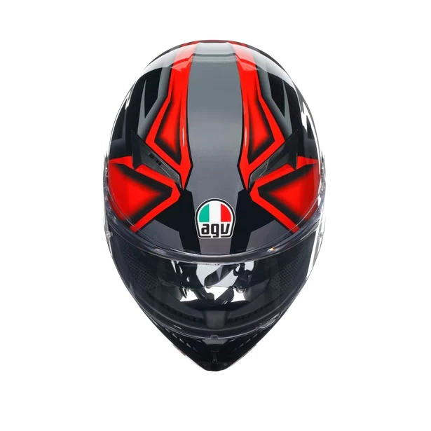 AGV K3 COMPOUND BLACK RED 亮黑紅 內墨片 全罩安全帽 亞洲版 公司貨 附鴨尾