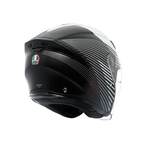 AGV K5 JET EVO CONTROL 消光黑白 3/4半罩 內墨片 金屬排扣 亞版 公司貨 現貨