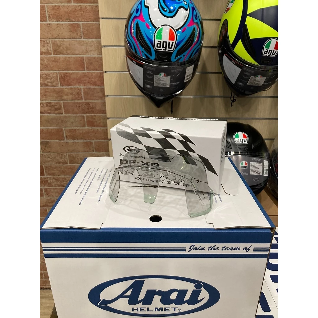  Arai DF-X2 原廠鴨尾 RX-7X VZ-RAM 可用 燻黑 大鴨尾 日本製
