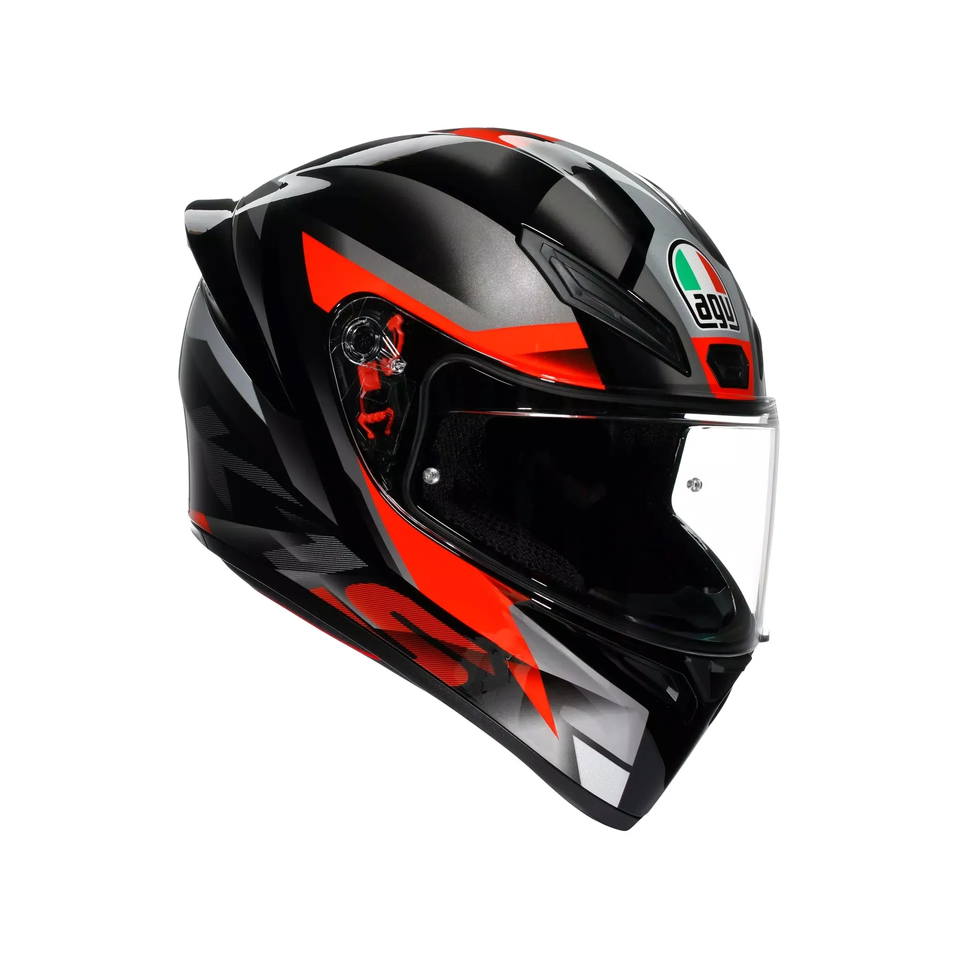 AGV K1-S FASTLAP 黑灰紅 彩繪 全罩安全帽 K1S 亞洲版 公司貨