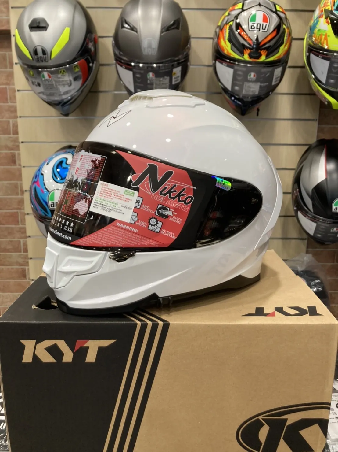   NIKKO N-806II N806二代 素色 變色粉 浮動式鏡座 排扣 內墨鏡 全罩安全帽