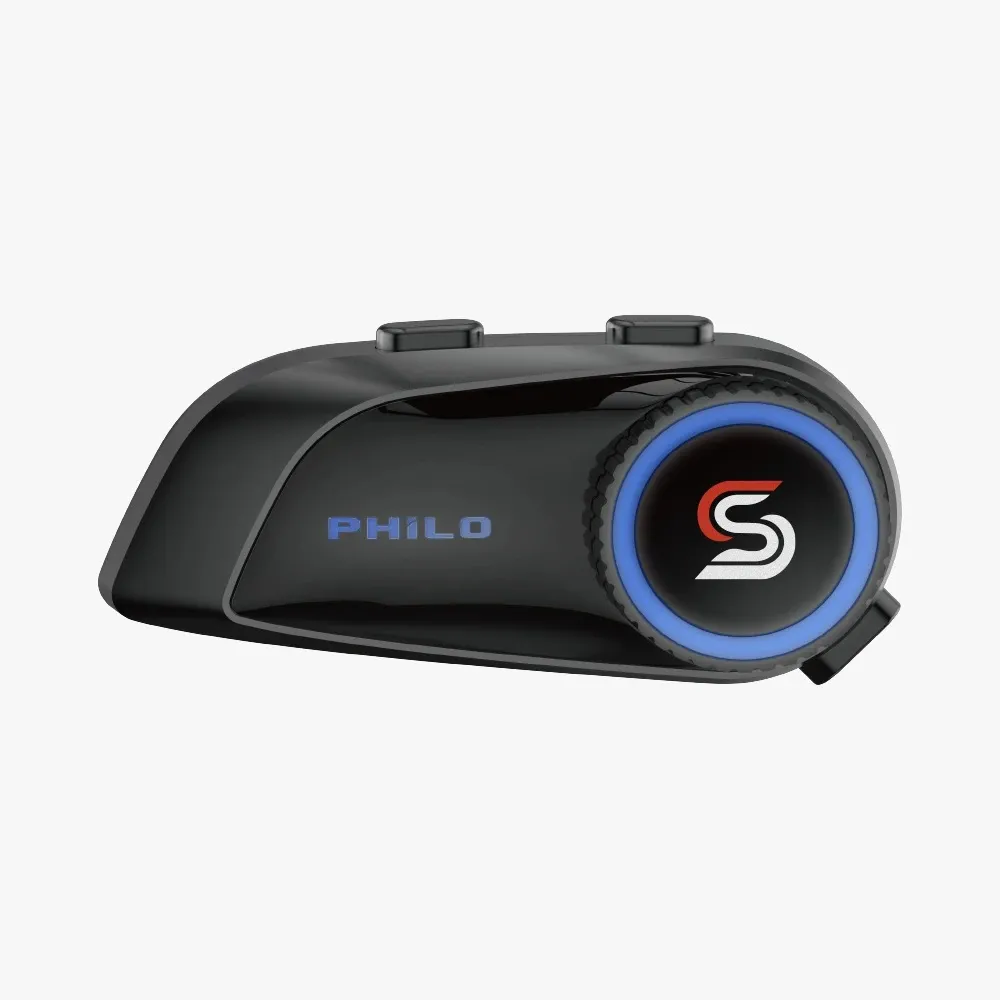Philo飛樂 JAZZ5S 全混音安全帽藍牙耳機 旋鈕版 雙人對講 雙重降噪 全混音系統 IP65防水防塵