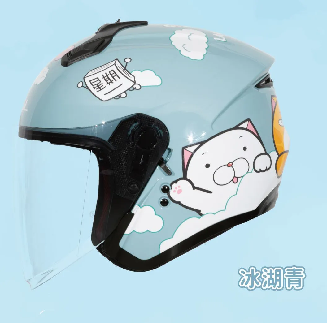 SOL SO-XP 白爛貓 半罩 3/4罩 內藏墨鏡 雙D扣 加長鏡片 輕量化 贈送帽袋