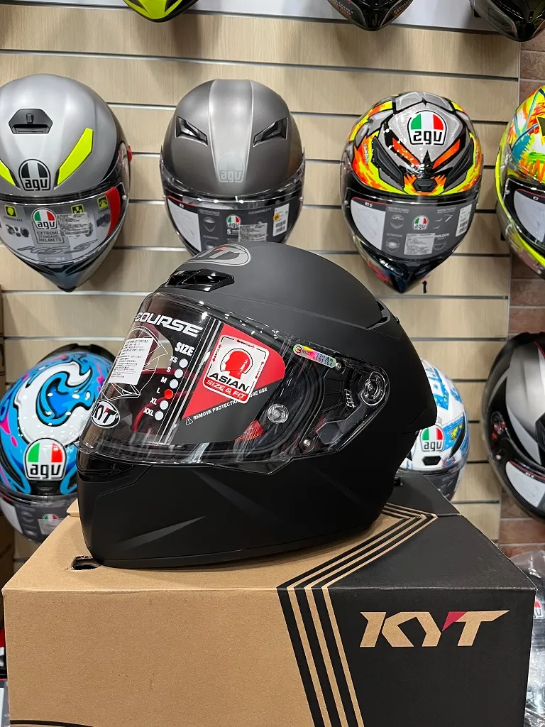 KYT TT-Course TTC 素色 #霧面黑 消光黑 MATT BLACK 全罩式 安全帽