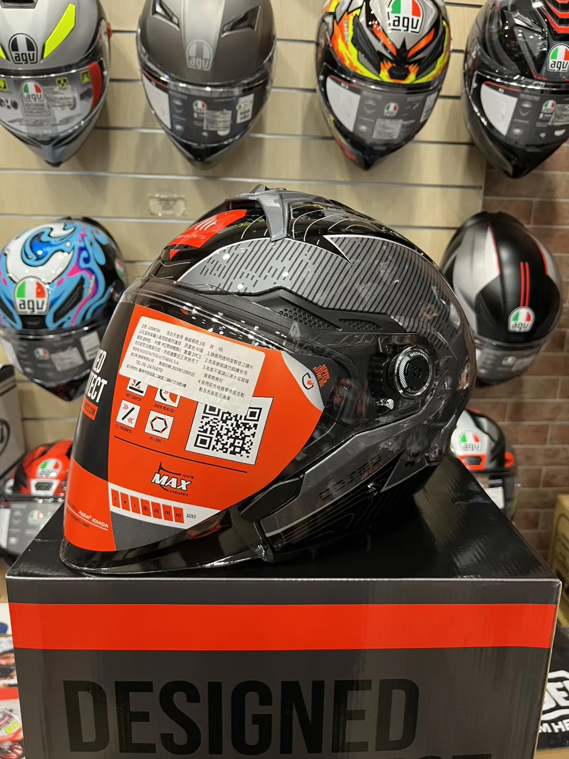 西班牙 MT COSMO SV 星際 黑灰箭頭 3/4半罩 安全帽 快拆式鏡片 內墨鏡 鴨尾 亞版公司貨