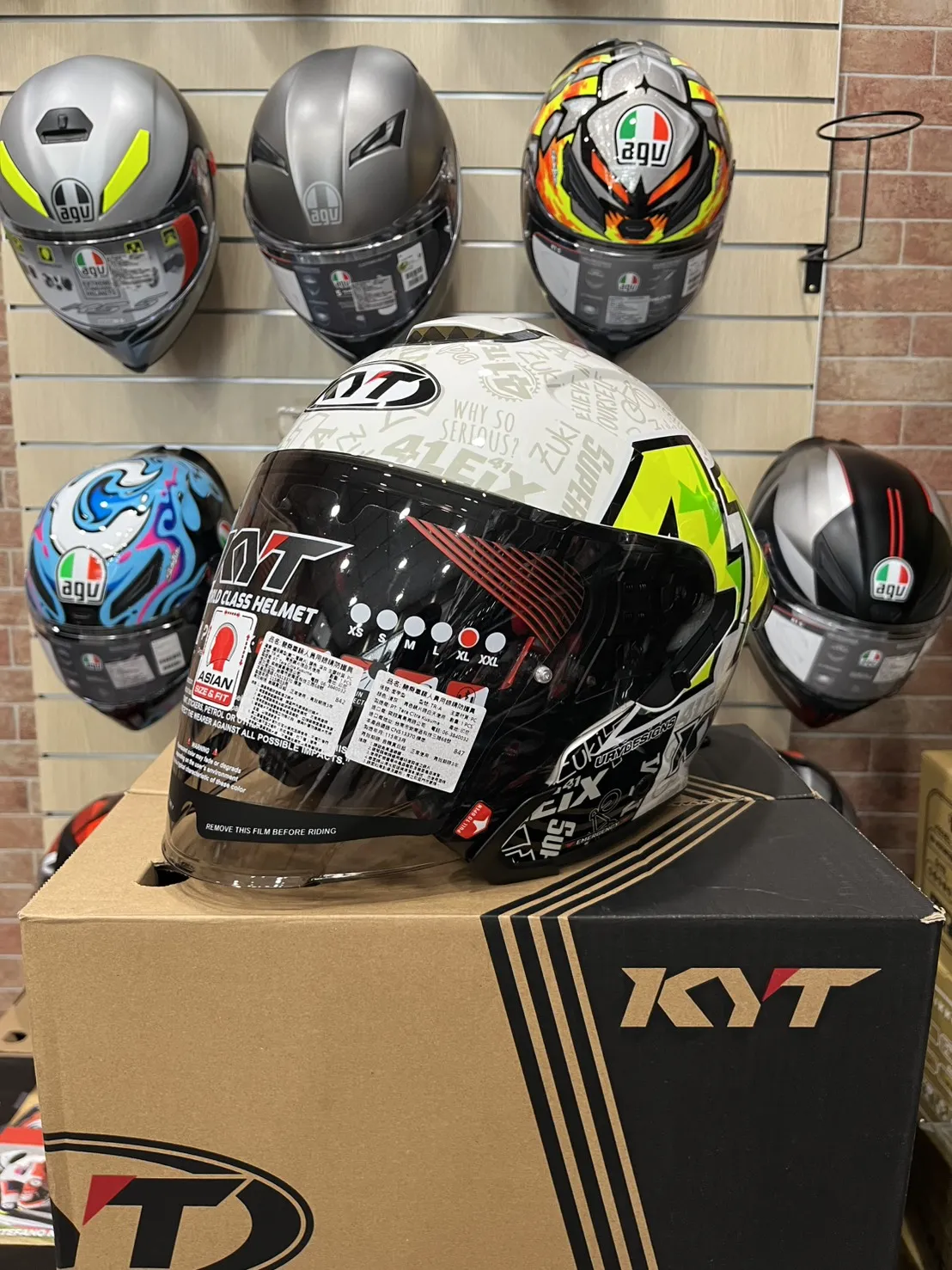 KYT TR-A #AE41白 3/4罩安全帽 插扣 TRA 公司貨 #41白