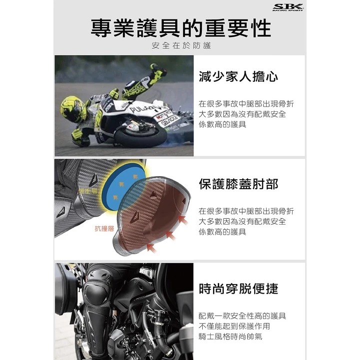SBK P-2/P2 輕量化連動護肘 護肘 護具