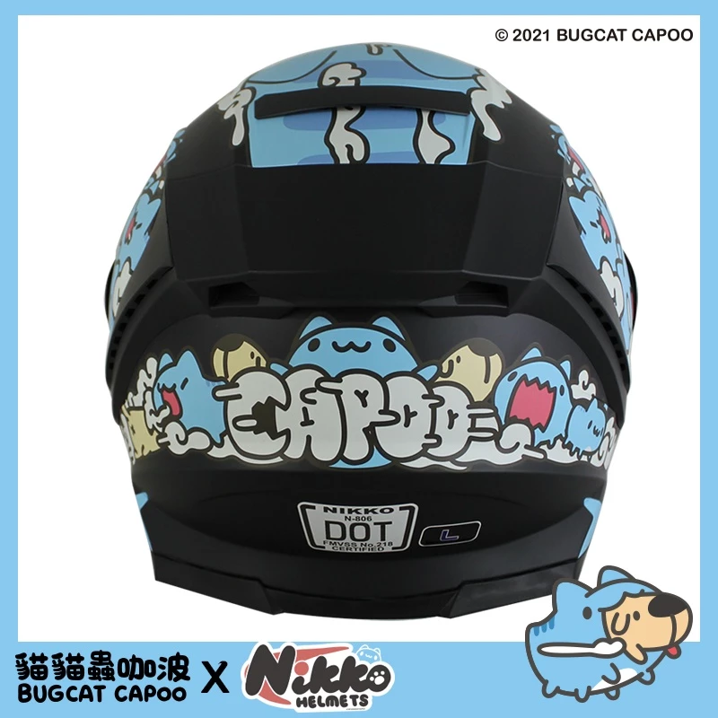   NIKKO N-806/N806 貓貓蟲咖波聯名款 黑咖波 BUGCAT CAPOO限量