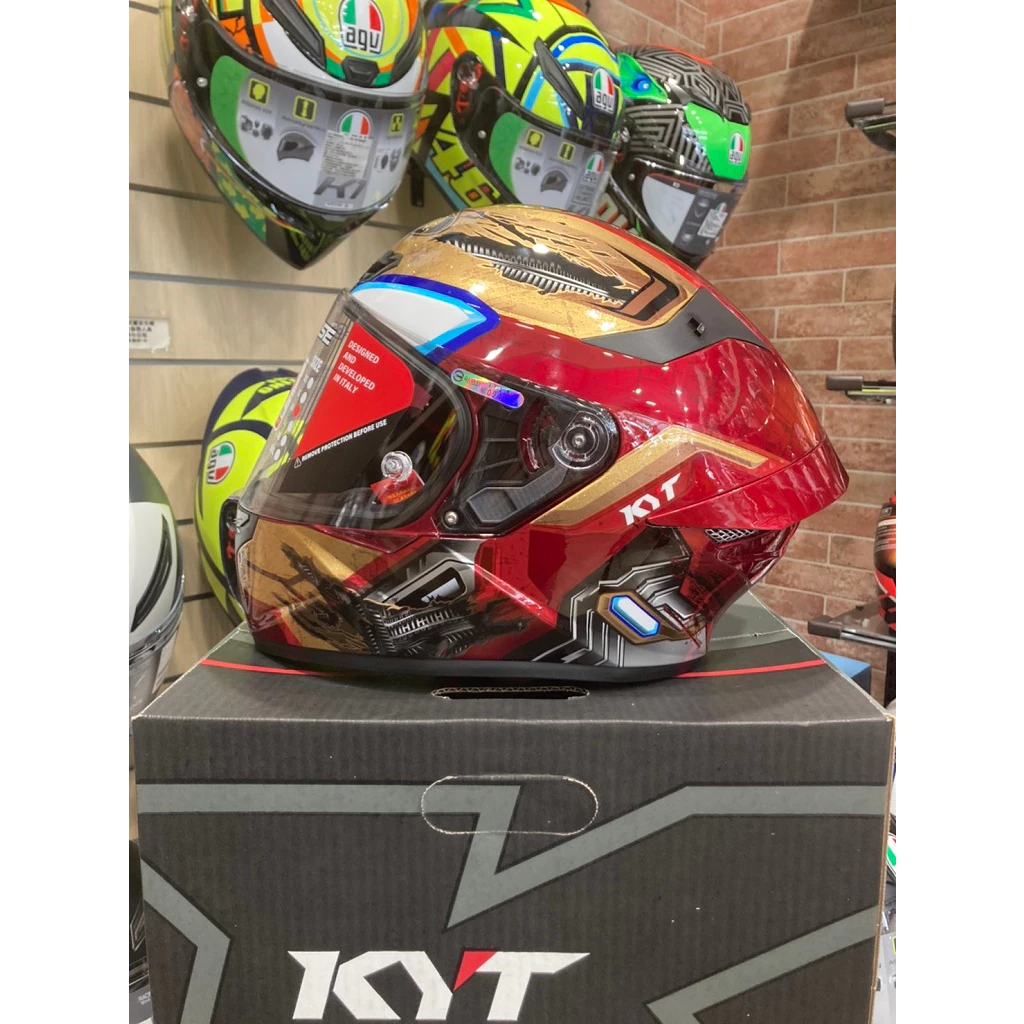 優惠促銷 KYT TT-COURSE TTC 鋼鐵人 IRON MAN 漫威聯名款 全罩安全帽
