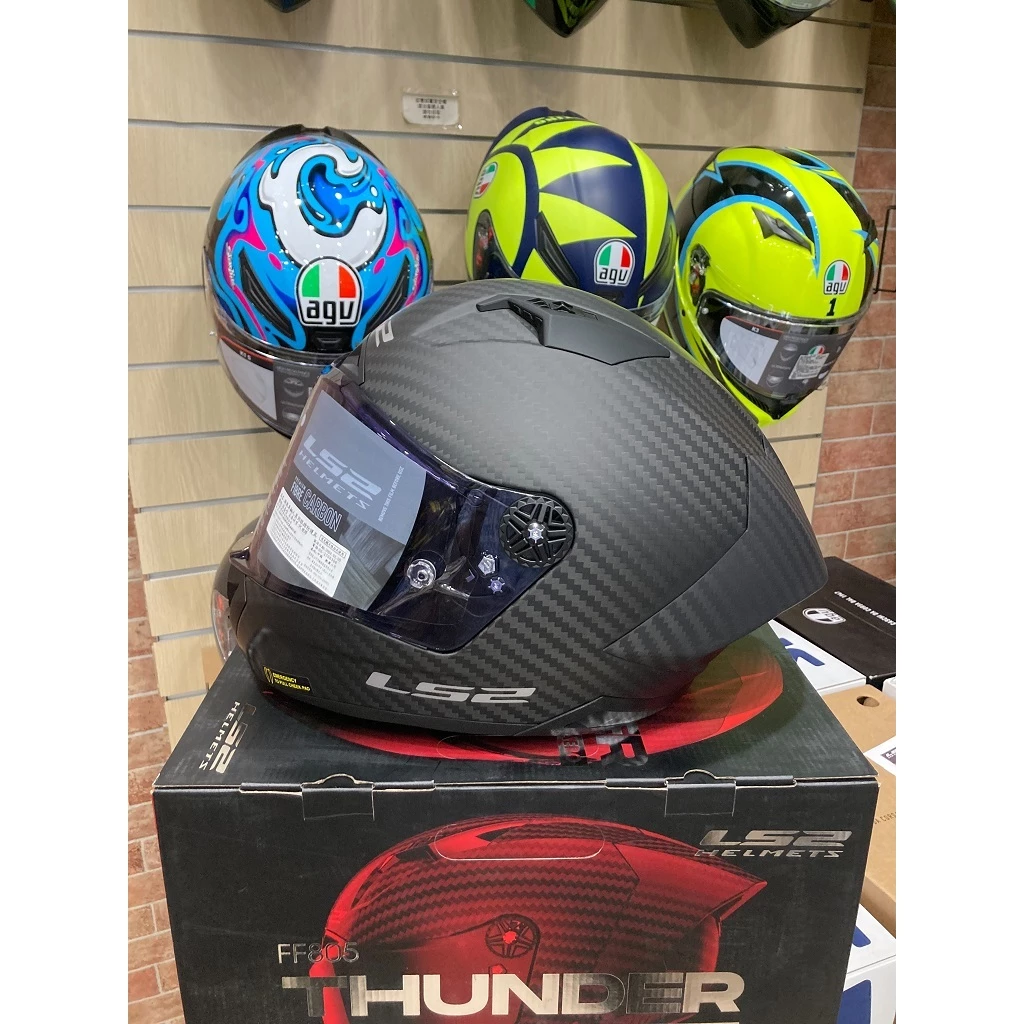 西班牙LS2 FF805 THUNDER CARBON GP AERO 頂級進口碳纖維安全帽 亞洲版公司貨