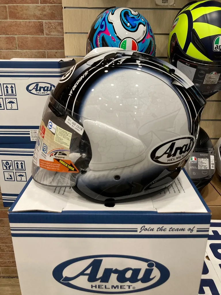 ARAI VZ-RAM HARADA TOUR WHITE 白地圖 3/4 半罩 安全帽 VZ RAM