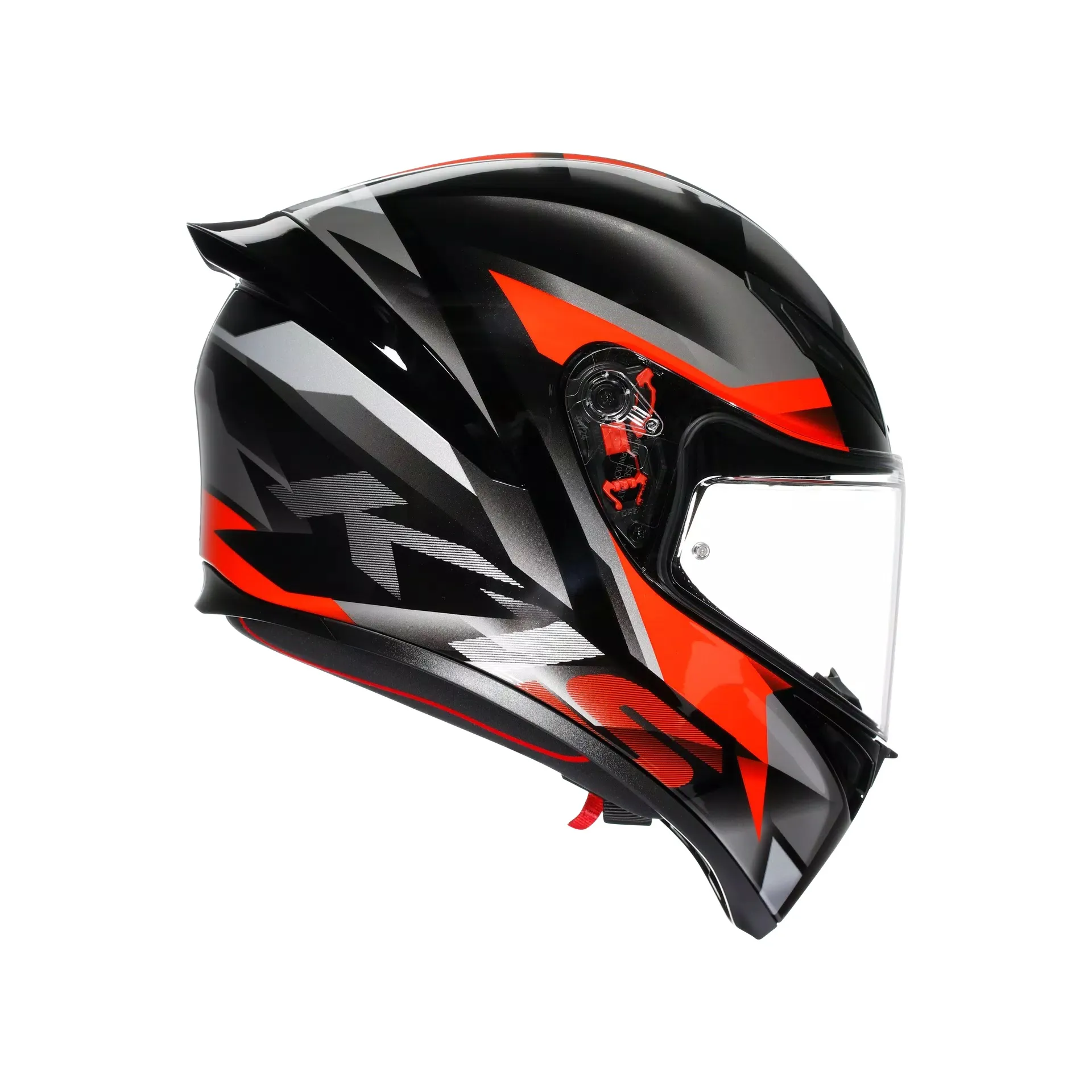 AGV K1-S FASTLAP 黑灰紅 彩繪 全罩安全帽 K1S 亞洲版 公司貨