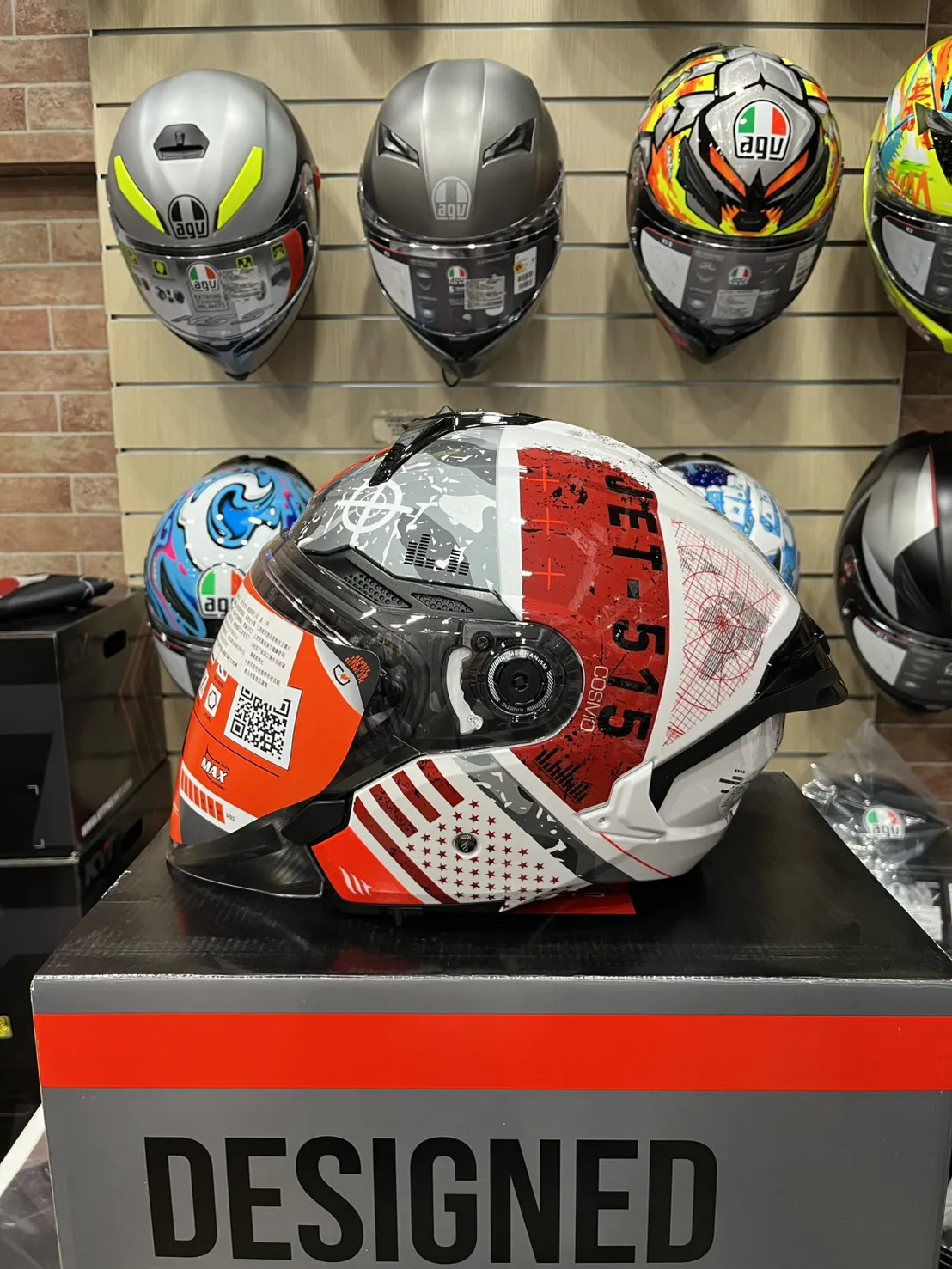 西班牙 MT COSMO SV 星際 灰白棕迷戀 3/4半罩 安全帽 快拆式鏡片 內墨鏡 鴨尾 亞版公司貨