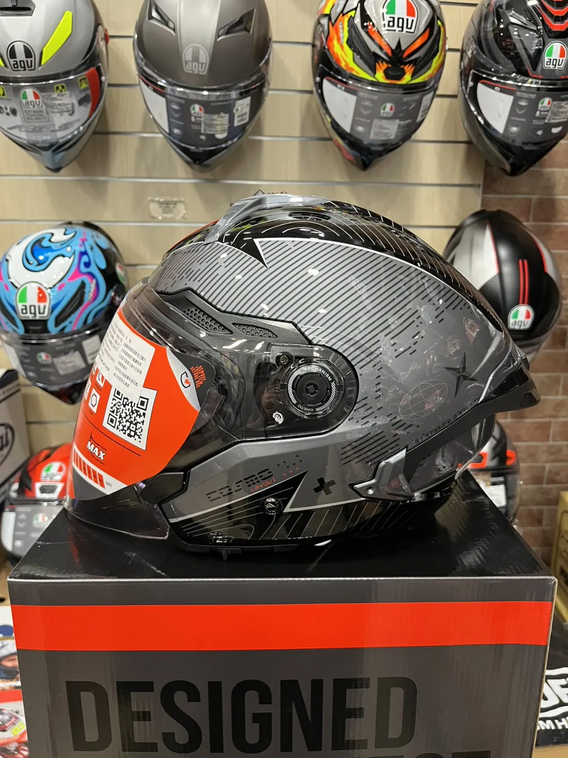 西班牙 MT COSMO SV 星際 黑灰箭頭 3/4半罩 安全帽 快拆式鏡片 內墨鏡 鴨尾 亞版公司貨