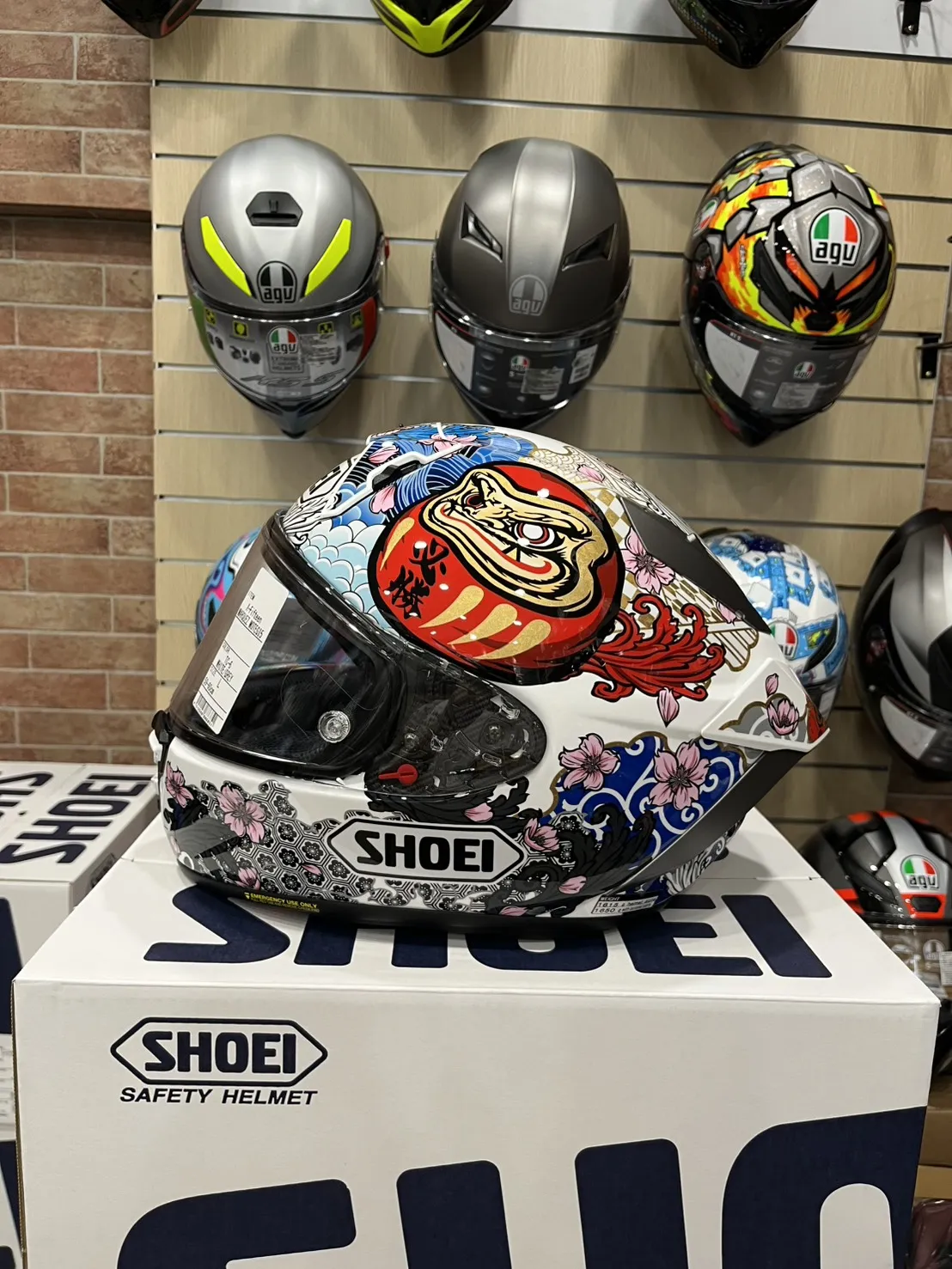 SHOEI X-15 MARQUEZ MOTEGI5 TC-6 白招財貓 大橋公司貨 茂木站 祭典帽 