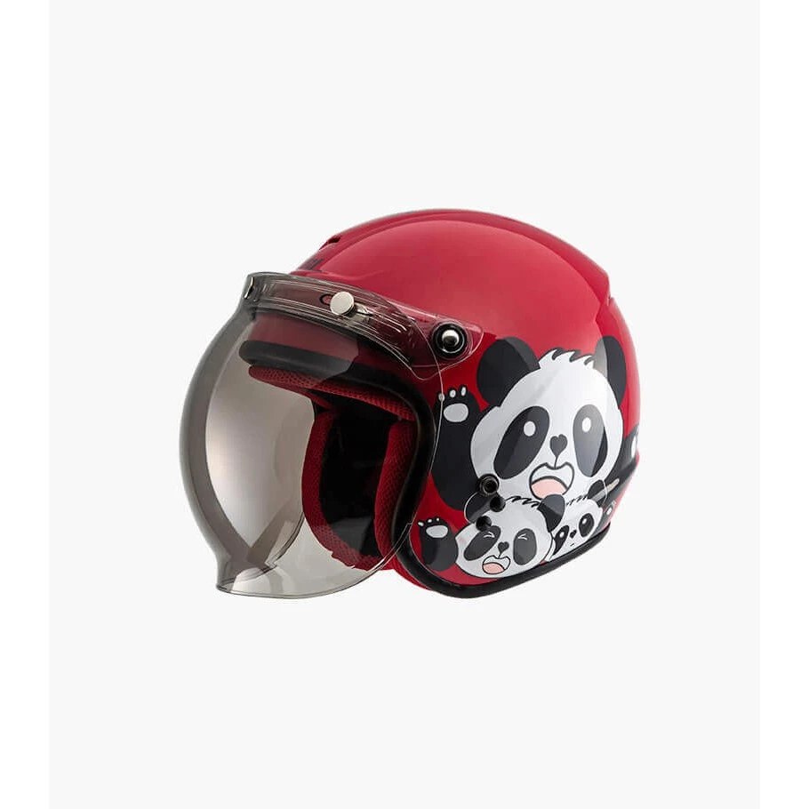 SOL SO-9K SO9K 安全帽 胖達 紅/白 半罩 3/4罩 兒童帽 安全帽