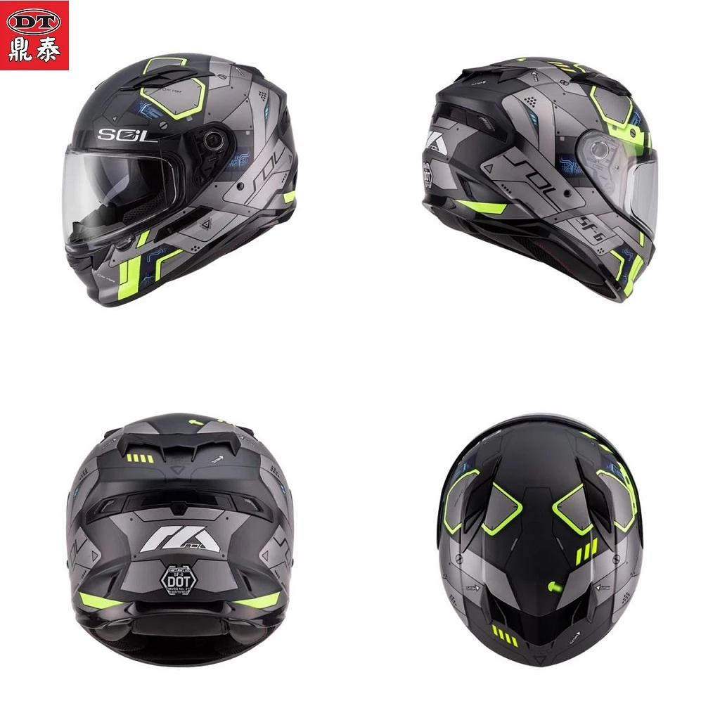 SOL SF-6 / SF6 機動戰甲 內藏式墨鏡 EPS完全防護 全可拆洗 全罩 安全帽