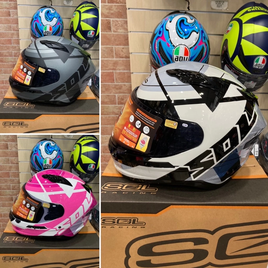 SOL SF-6 / SF6 超視界 內藏式墨鏡 EPS完全防護 全可拆洗 全罩 安全帽