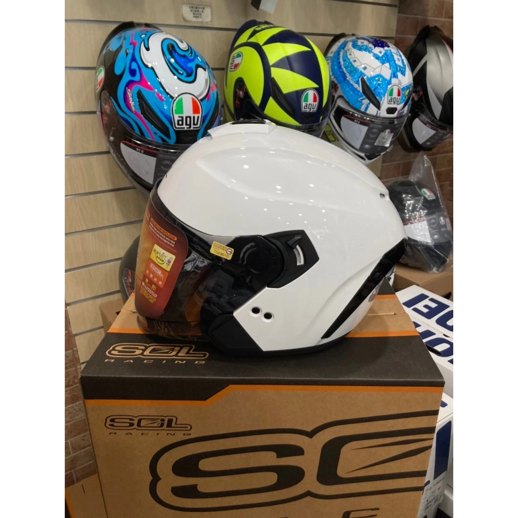 SOL SO-14 素色 半罩式安全帽 SO14 通勤帽 快拆式鏡片 內墨鏡 金屬排齒扣 眼鏡溝
