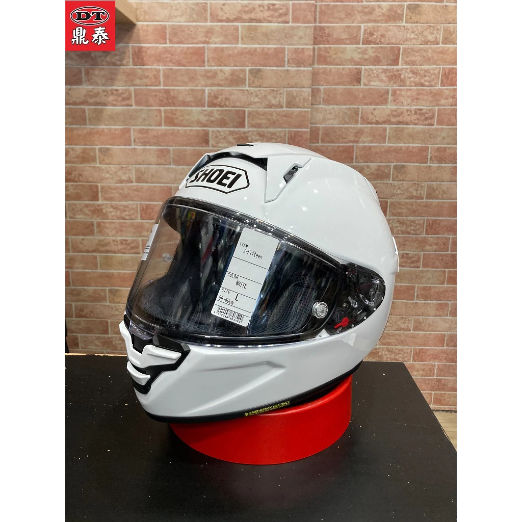 SHOEI X-FIFTEEN X-15 素色 亮白 全罩 頂級款競技賽道帽 PFS X15 大橋公司貨