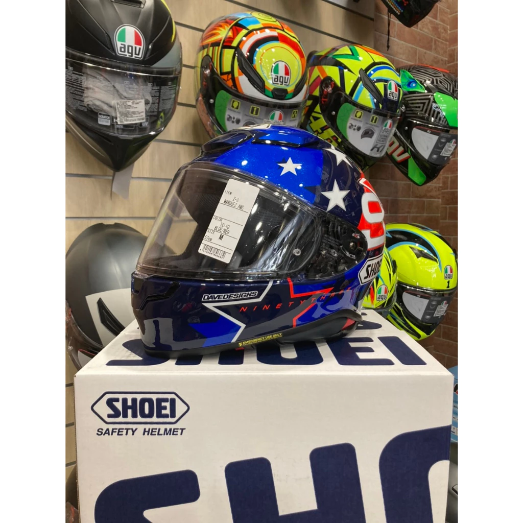 SHOEI Z-8 MARQUEZ AMS TC-10 MM93 全罩 輕量 安全帽 日本進口 Z8 公司貨