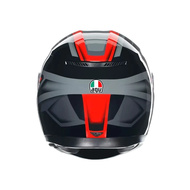 AGV K3 COMPOUND BLACK RED 亮黑紅 內墨片 全罩安全帽 亞洲版 公司貨 附鴨尾