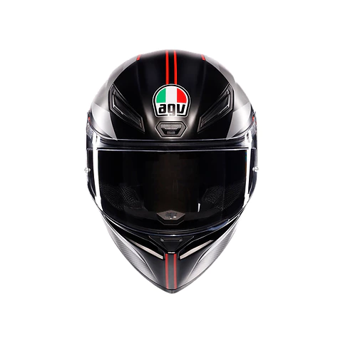  AGV K1-S LAP 消光黑/灰/紅 彩繪 全罩安全帽 K1S 亞洲版 公司貨