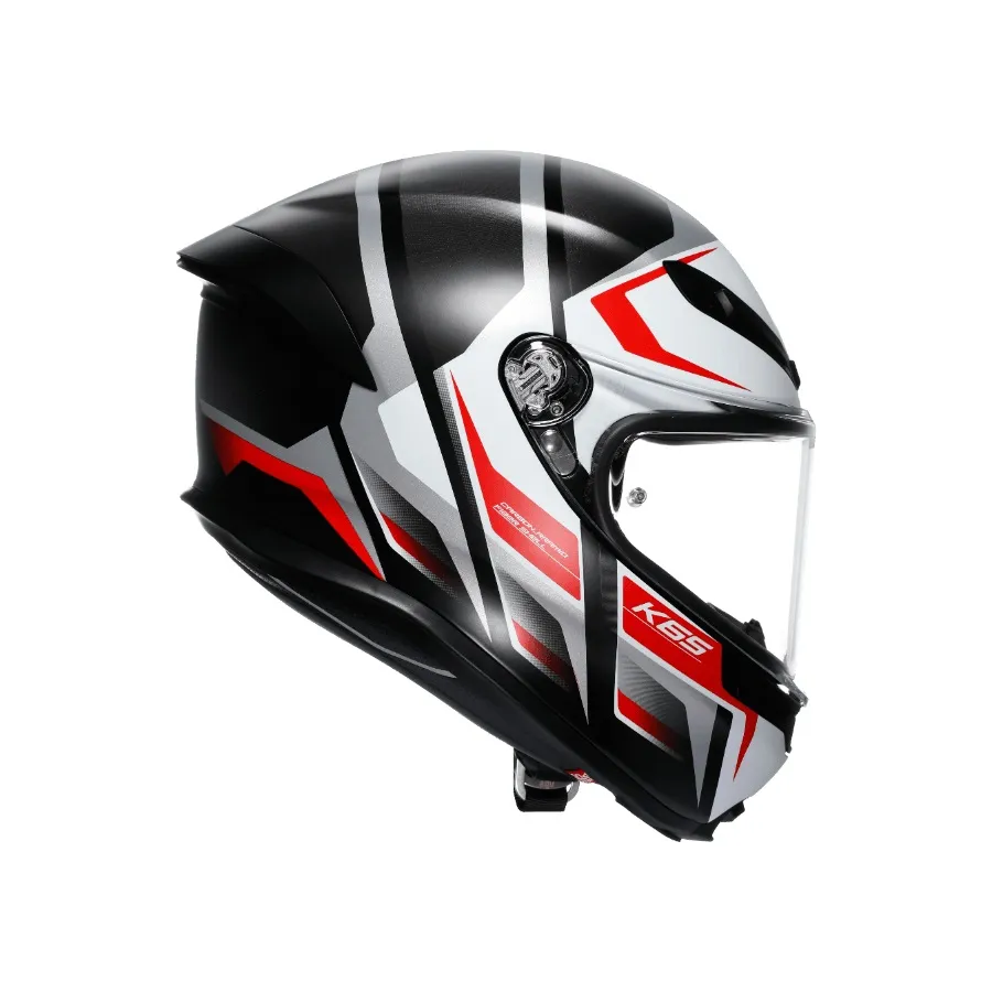 AGV K6 S KARVE 消光黑白紅 公司貨 亞洲版 碳纖維 全罩安全帽 新款 K6S 輕量 大鴨尾