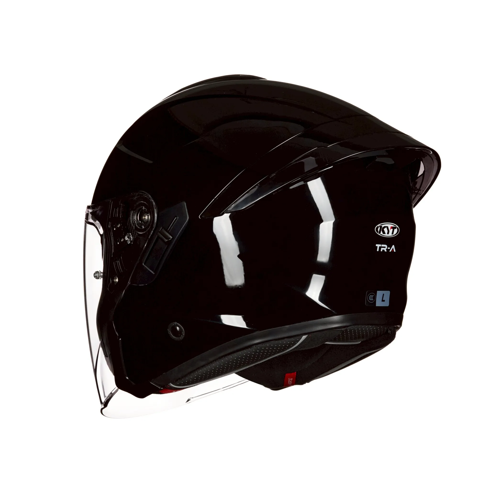 【預購】KYT TR-A 素色 RA-01 亮黑 3/4罩安全帽