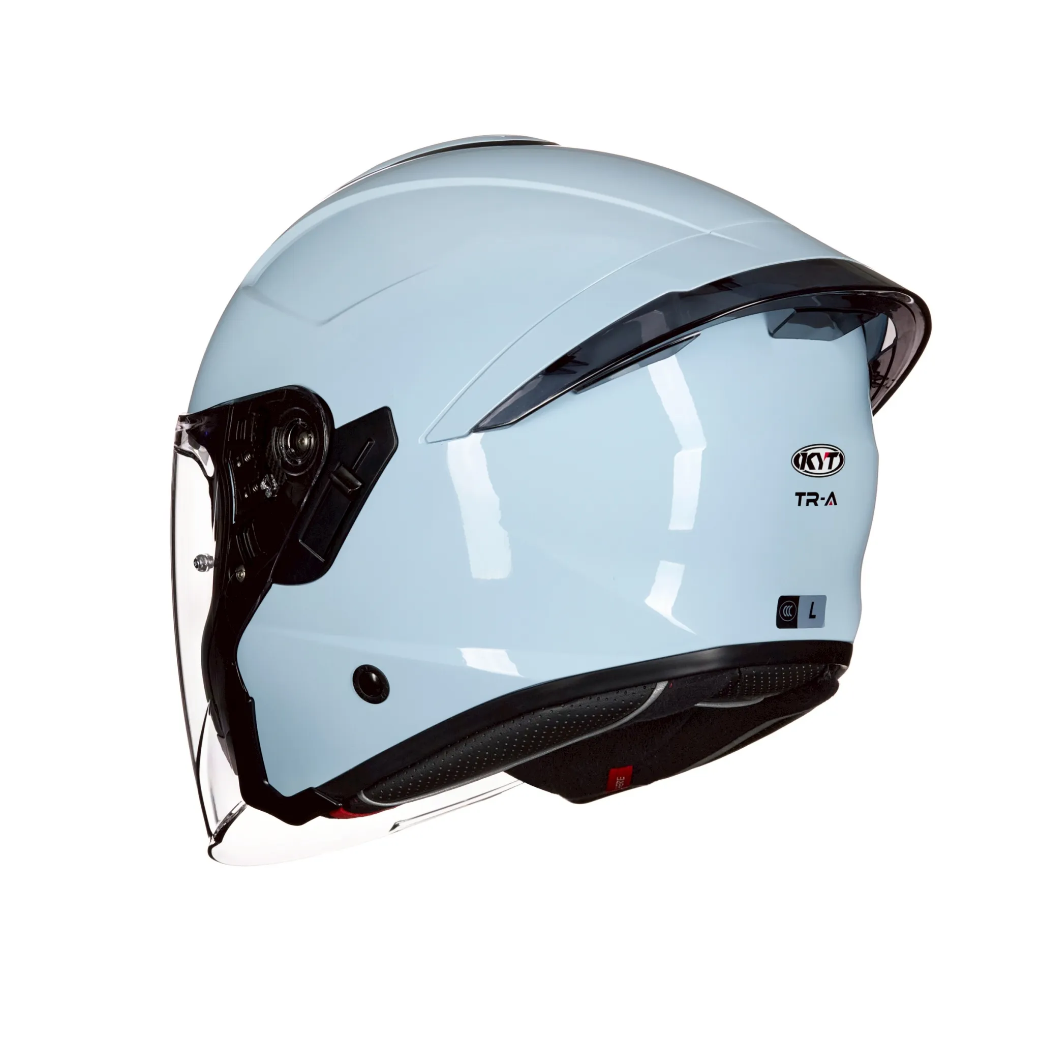 【預購】KYT TR-A 素色 RA-04 煙波藍 3/4罩安全帽
