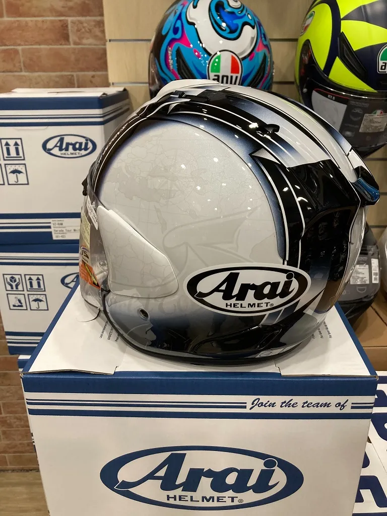 ARAI VZ-RAM HARADA TOUR WHITE 白地圖 3/4 半罩 安全帽 VZ RAM