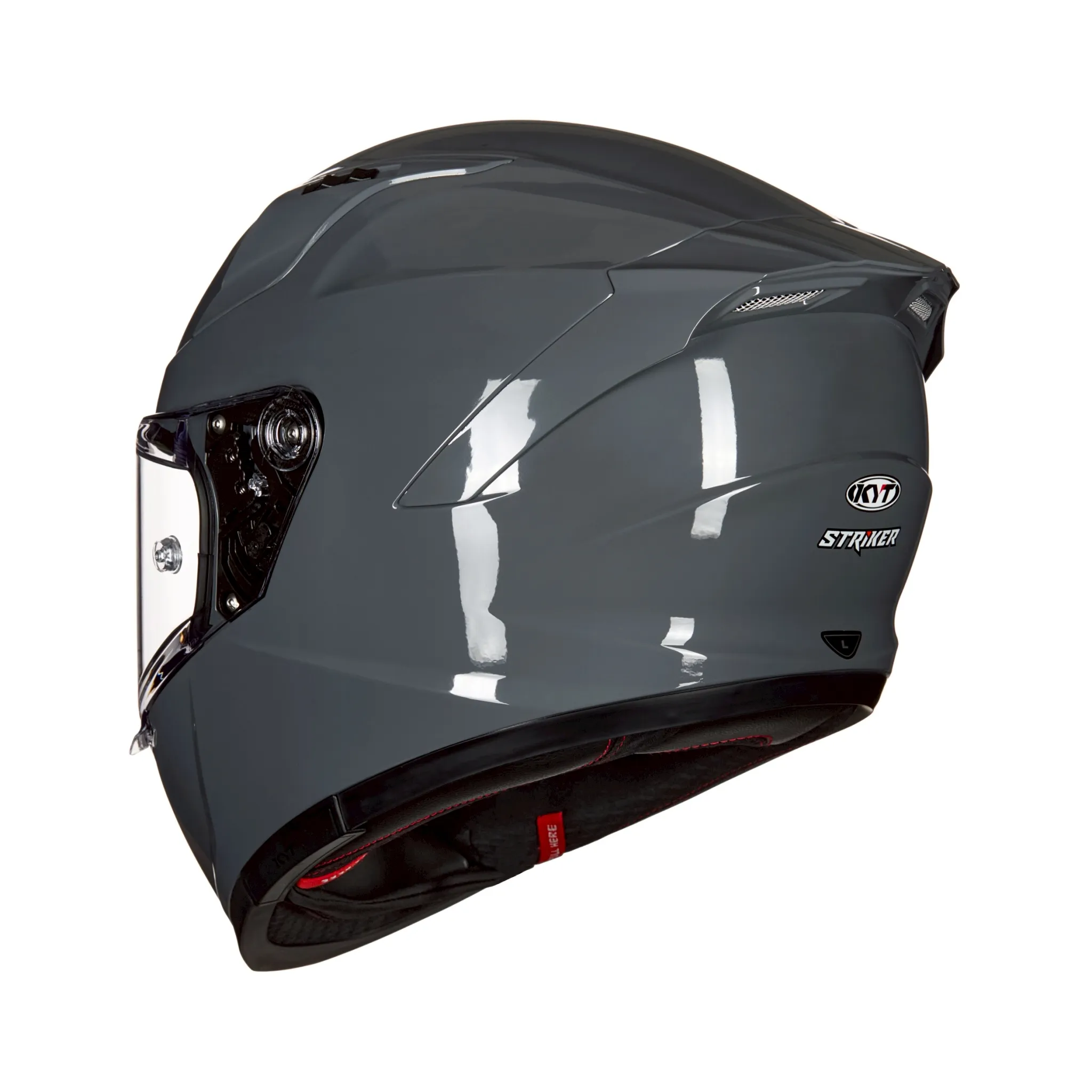 KYT STRIKER 素色 ST-02 水泥灰 全罩式安全帽 雙D扣 大壓尾