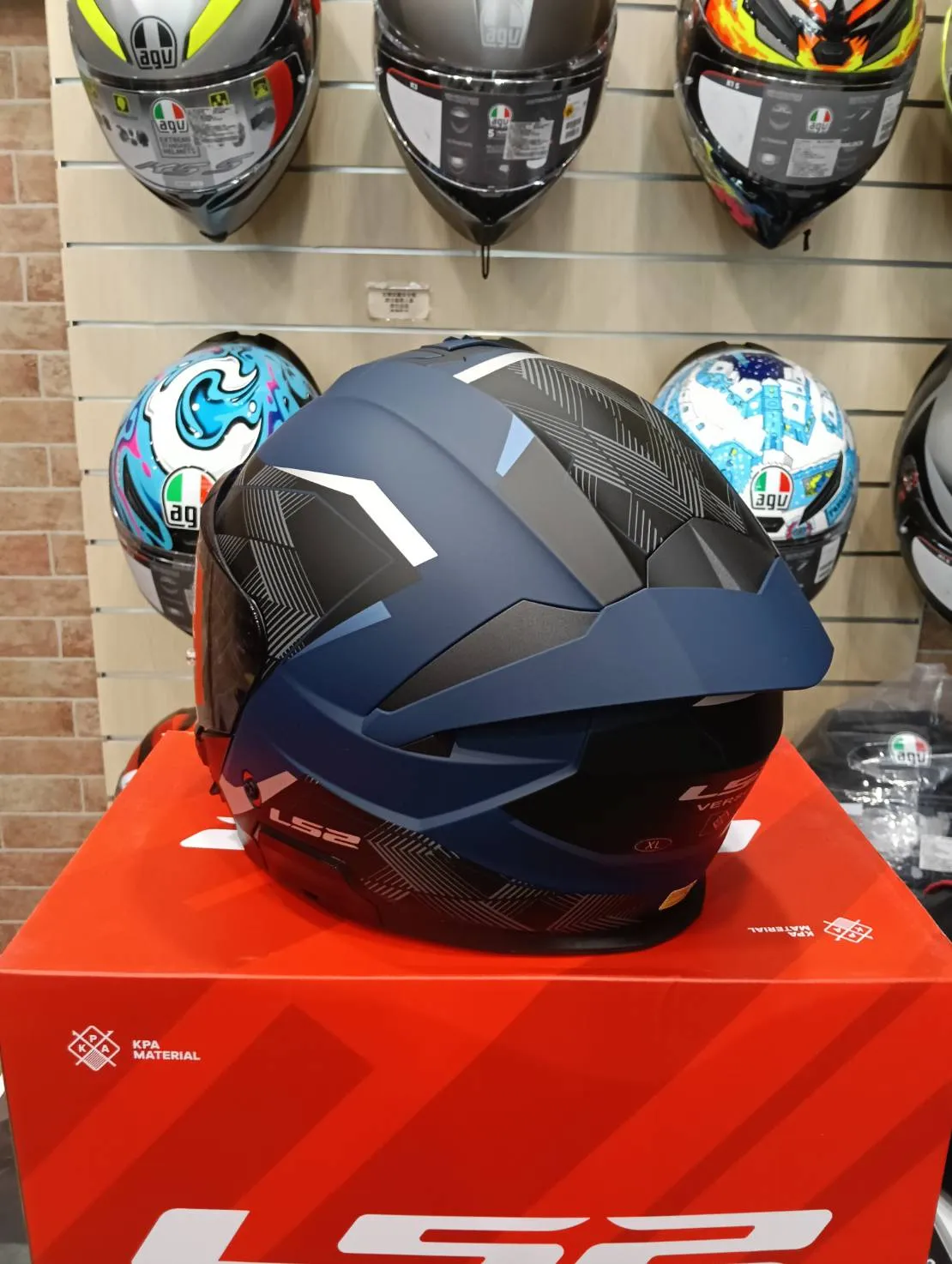 西班牙 LS2 OF618 VERSO II AIR 消光藍 排齒插扣 內墨鏡 耳機槽 全拆洗 半罩安全帽