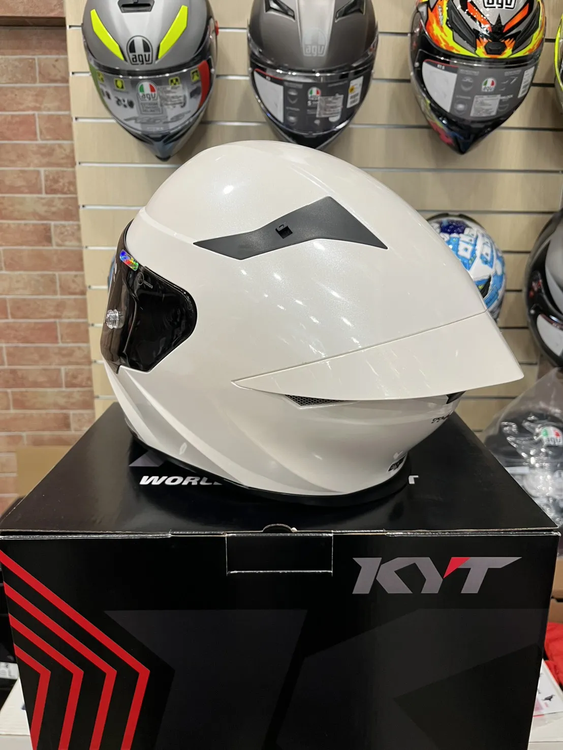 KYT TT-REVO TT-R 素色 珍珠白 素白 全罩式 安全帽 送燻黑押尾 公司貨 TTR