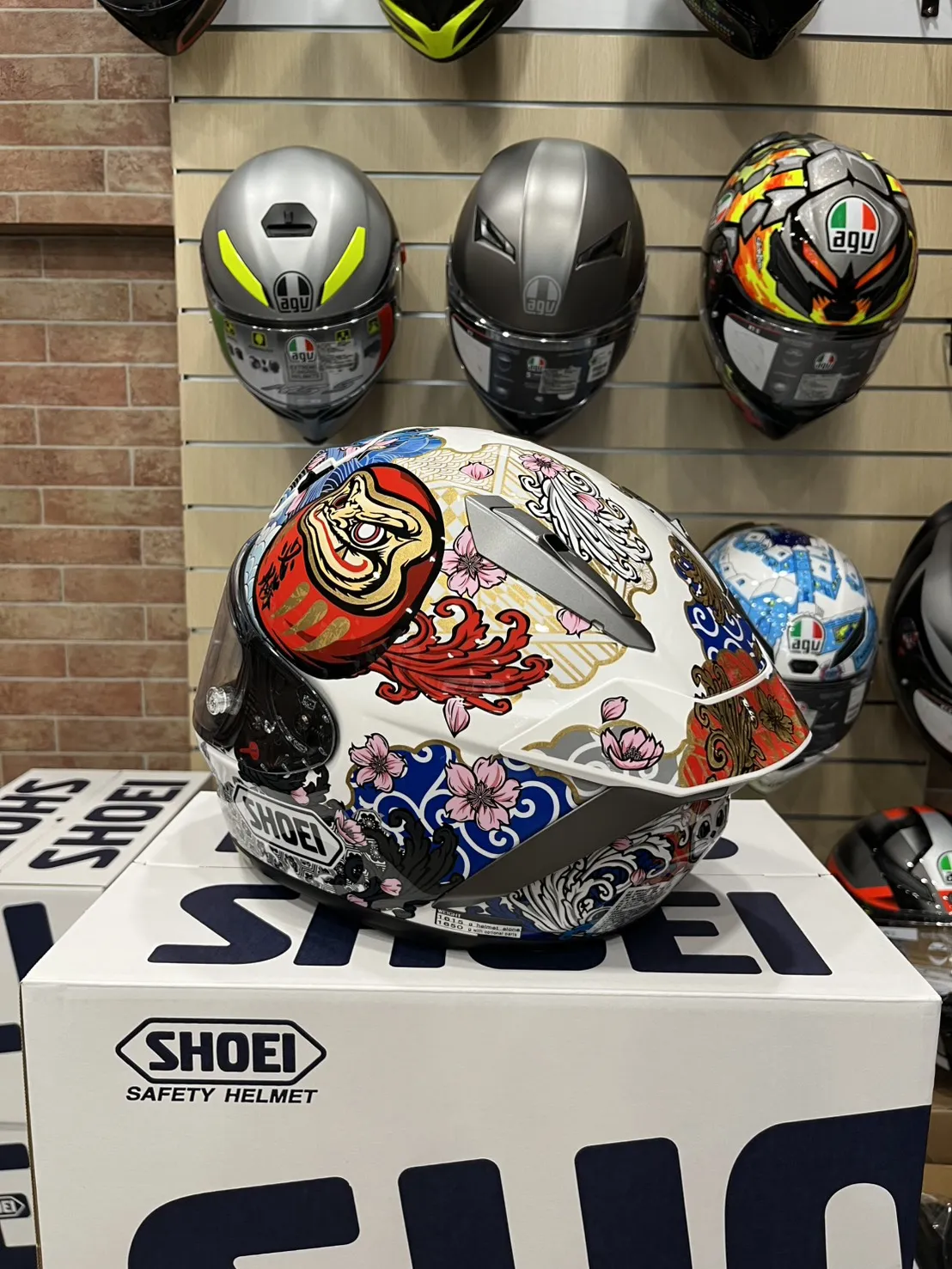SHOEI X-15 MARQUEZ MOTEGI5 TC-6 白招財貓 大橋公司貨 茂木站 祭典帽 