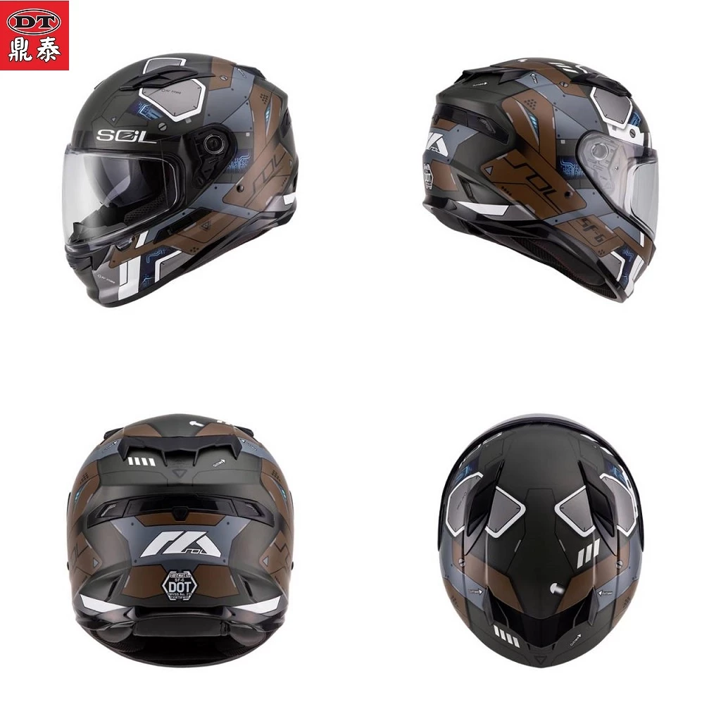 SOL SF-6 / SF6 機動戰甲 內藏式墨鏡 EPS完全防護 全可拆洗 全罩 安全帽