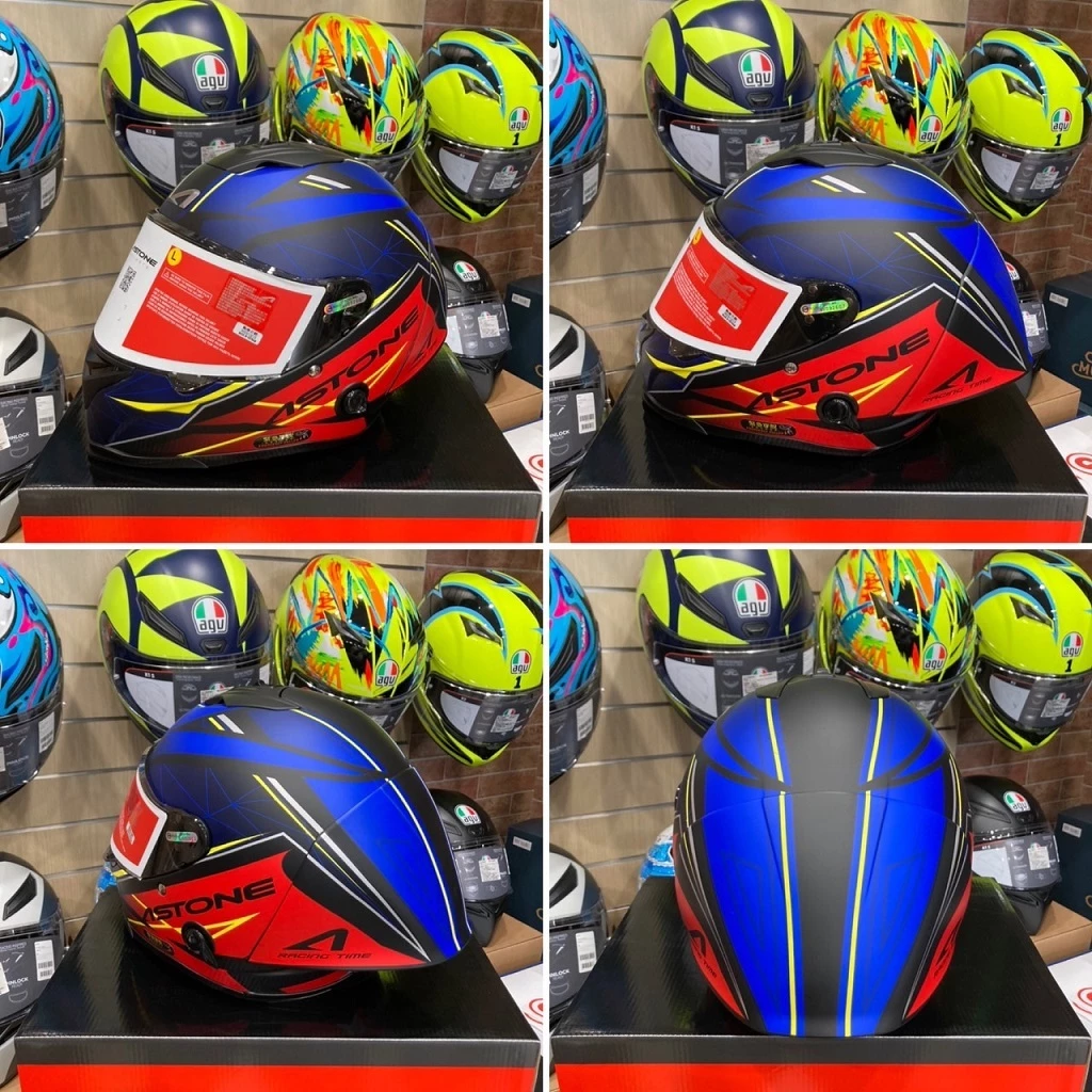 ASTONE GTB 800 AO25 消光黑/紅 大鴨尾 輕量化 全罩 安全帽 內墨片 GTB800