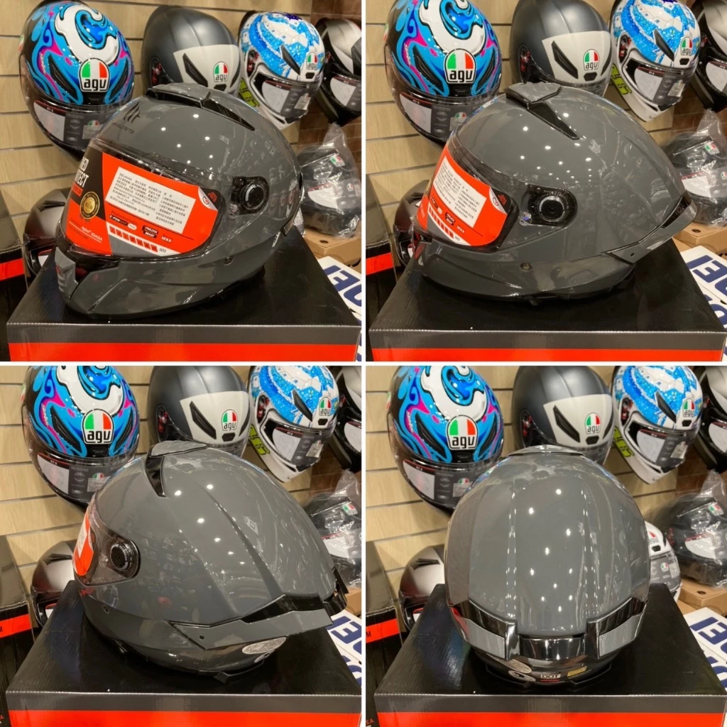西班牙 MT THUNDER 4 SV 雷神4 水泥灰 素色全罩安全帽 進口帽 亞版 公司貨 送多層膜電鍍片